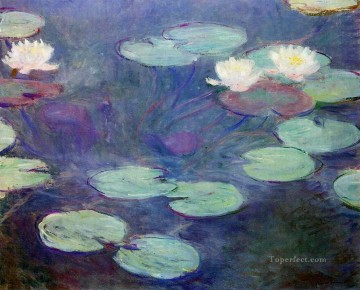  Lilies Canvas - Pink Water Lilies Claude Monet